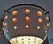 Spherical Pendant Lamp with Colorful Glass Stones, 1960s, Image 9