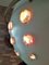Lámpara colgante esférica con piedras de vidrio de colores, años 60, Imagen 12