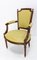 Mid-Century Louis XVI Revival Open Armchairs with Footstools, France, Set of 2 5