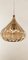 Lámpara colgante en ámbar de cristal de Murano en color tabaco, Imagen 4