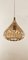 Lámpara colgante en ámbar de cristal de Murano en color tabaco, Imagen 1