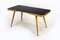 Restored Coffe Table with Black Glass Top by Jiří Jiroutek for Cesky Furniture, 1960s 1