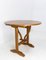 French Oak Round Dining Table, 1970s 1