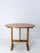 French Oak Round Dining Table, 1970s, Image 2