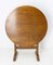 French Oak Round Dining Table, 1970s, Image 6