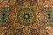 Großer indischer botanischer Vintage Teppich 11