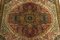 Großer indischer botanischer Vintage Teppich 12
