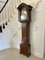 Antique Brass Face Oak Longcase Clock by William Lister, Image 3