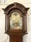 Antique Brass Face Oak Longcase Clock by William Lister 5