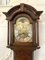 Antique Brass Face Oak Longcase Clock by William Lister, Image 5