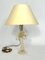 Mid-Century Brass and Murano Glass Table Lamp by Tommaso Barbi 18