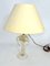 Mid-Century Brass and Murano Glass Table Lamp by Tommaso Barbi 10