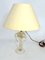 Mid-Century Tischlampe aus Messing & Muranoglas von Tommaso Barbi 10