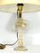 Mid-Century Brass and Murano Glass Table Lamp by Tommaso Barbi 17