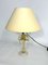 Mid-Century Brass and Murano Glass Table Lamp by Tommaso Barbi 6
