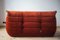 Vintage 2-Sitzer Togo Sofa aus bernsteinfarbenem Kord von Michel Ducaroy für Ligne Roset, 1970er 2