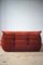 Vintage 2-Sitzer Togo Sofa aus bernsteinfarbenem Kord von Michel Ducaroy für Ligne Roset, 1970er 4