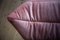Pink Pearl Velvet Togo Pouf and 2-Seat Sofa by Michel Ducaroy for Ligne Roset, Set of 2 13