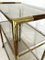 Italian Brass and Wood 3-Shelf Trolley or Bar Cart by Tommaso Barbi, 1970s, Image 5