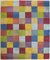 Colourful Chequered Handwoven Rug 1