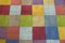 Colourful Chequered Handwoven Rug, Image 8