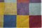 Colourful Chequered Handwoven Rug, Image 3