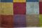Colourful Chequered Handwoven Rug, Image 4
