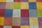 Colourful Chequered Handwoven Rug, Image 9