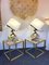 Spanish Brass and Metal Chrome Lamps from Lumica, 1970s, Set of 2, Image 12
