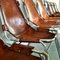 Mid-Century Leather Dining Chairs by Charlotte Perriand, Set of 8 4