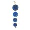 Mid-Century Cobalt Blue Ceramic Wall Hanging 1