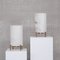 Mid-Century Brass and Alabaster Table Lamps, Set of 2 1