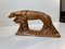 Antique Scandinavian Oak Greyhound, Image 1