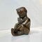 Karl Josef Hoffman Bronzeskulptur Baby Boy and Fish, 1950er 4