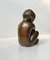 Karl Josef Hoffman Bronze Sculpture Baby Boy and Fish, 1950s, Image 2