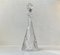 Decanter vintage bohémien in cristallo inciso, anni '60, Immagine 1
