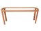 Large Mid-Century Console Table with Bamboo and Glass, Italy, 1960s 4