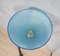 Murano Blown Blu Glass and Brass Wall Light in Style of Vistosi, 1980s, Image 6