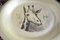 Sterling Silver Plated Wall Plate Giraffe by Bernard Buffet, 1970s 3