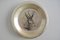 Sterling Silver Silver Wall Plate Gazelle by Bernard Buffet, 1970s, Image 1