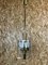 Large Mid-Century Chandelier Pendant Lamp in Glass & Chrome from Limburg, Image 10