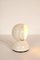Kleine Italienische Eclisse Tischlampe aus Weißem Metall von Vico Magistretti für Artemide, 1960er 5