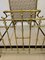 Victorian Gilded Solid Brass Half Tester Double Bed, Image 9