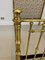 Victorian Gilded Solid Brass Half Tester Double Bed 19
