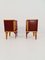 German Modern Mahogany Nightstands, 1960s, Set of 2 3