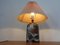Danish Studio Ceramic Floor Lamp with Birds, 1960s, Image 2