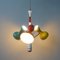 Three Shade Diabolo Pendant Lamp, 1950s 6