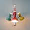 Three Shade Diabolo Pendant Lamp, 1950s, Image 3