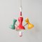 Three Shade Diabolo Pendant Lamp, 1950s, Image 4