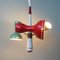 Three Shade Diabolo Pendant Lamp, 1950s 9
